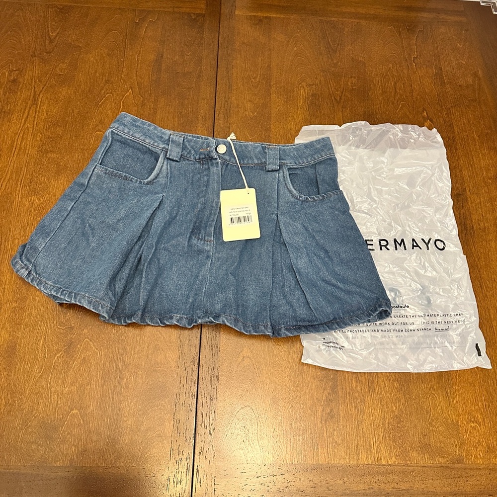 Peppermayo Ashlyn Blue Denim Mini Skirt